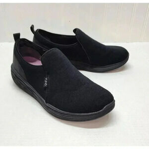 Slip-On Black Walking Shoes By Ryka Stretch Gore-Natalie Size 10M